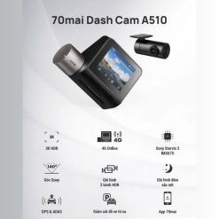 Chức năng camera hành trình 70mai A510